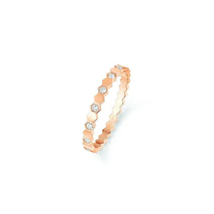 [⭐Spark]BEE LOVE RING PINK GOLD DIAMOND