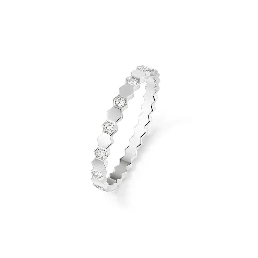 [⭐Spark]BEE LOVE RING SILVER DIAMOND
