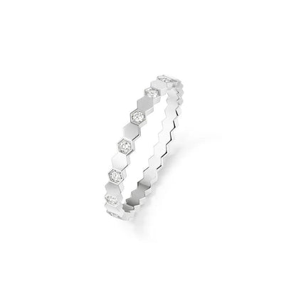 [⭐Spark]BEE LOVE RING SILVER DIAMOND