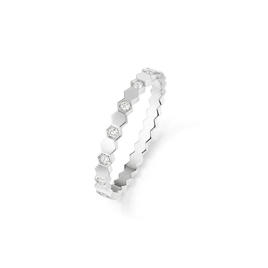 [⭐Spark]BEE LOVE RING SILVER DIAMOND