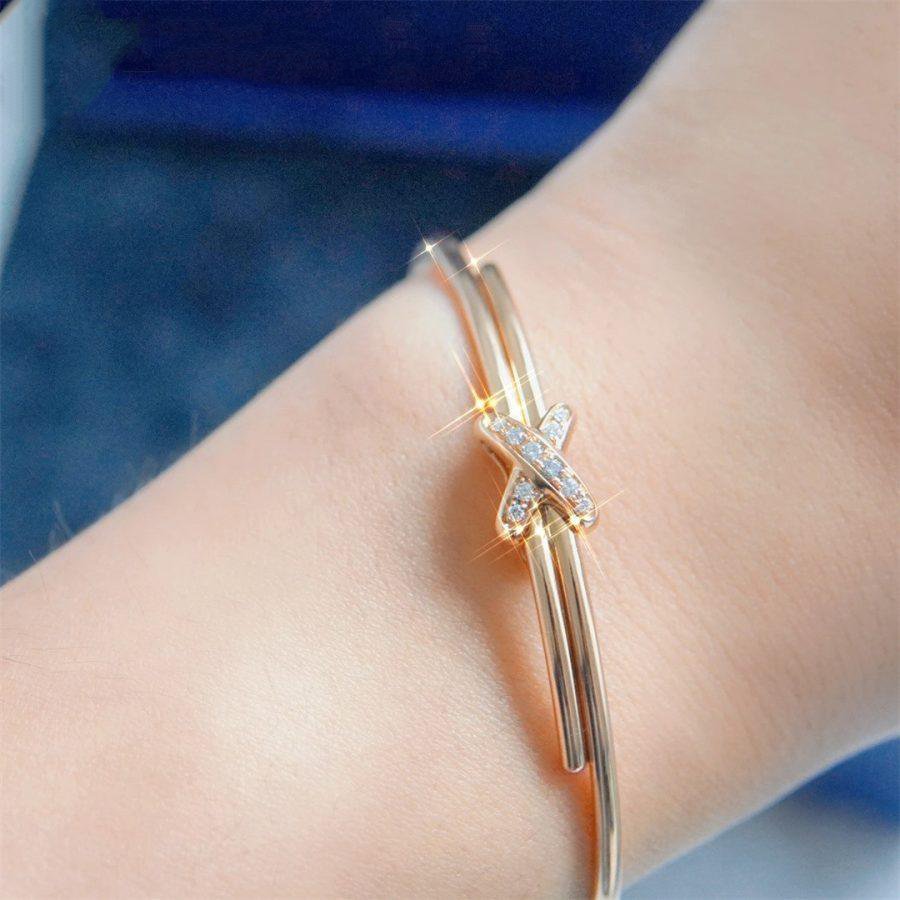 [⭐Spark]JEUX DE BRACELET PINK GOLD DIAMONDS