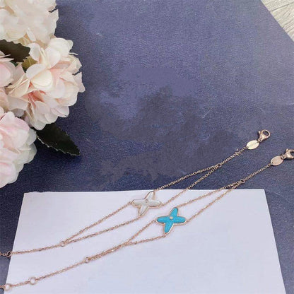 [⭐Spark]JEUX BRACELET TURQUOISE PINK GOLD 1 DIAMOND
