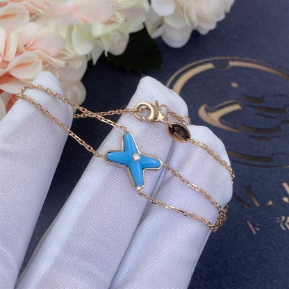[⭐Spark]JEUX BRACELET TURQUOISE PINK GOLD 1 DIAMOND