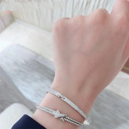 [⭐Spark]JEUX DE BRACELET DIAMONDS SILVER