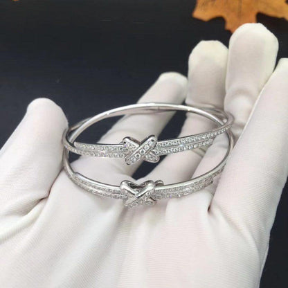 [⭐Spark]JEUX DE BRACELET DIAMONDS SILVER