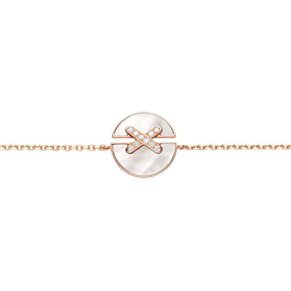 [⭐Spark]JEUX DE BRACELET MOP PINK GOLD DIAMONDS