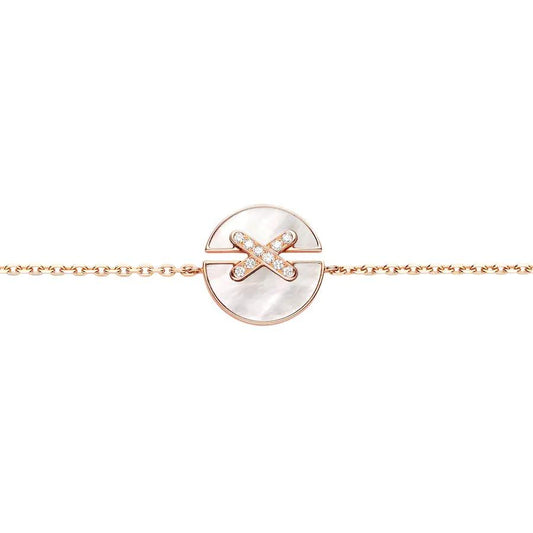 [⭐Spark]JEUX DE BRACELET MOP PINK GOLD DIAMONDS