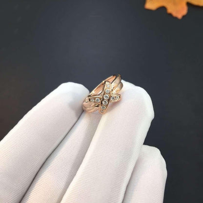 [⭐Spark]JEUX DE PINK GOLD DIAMOND RING