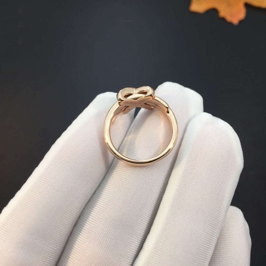 [⭐Spark]JEUX DE PINK GOLD DIAMOND RING