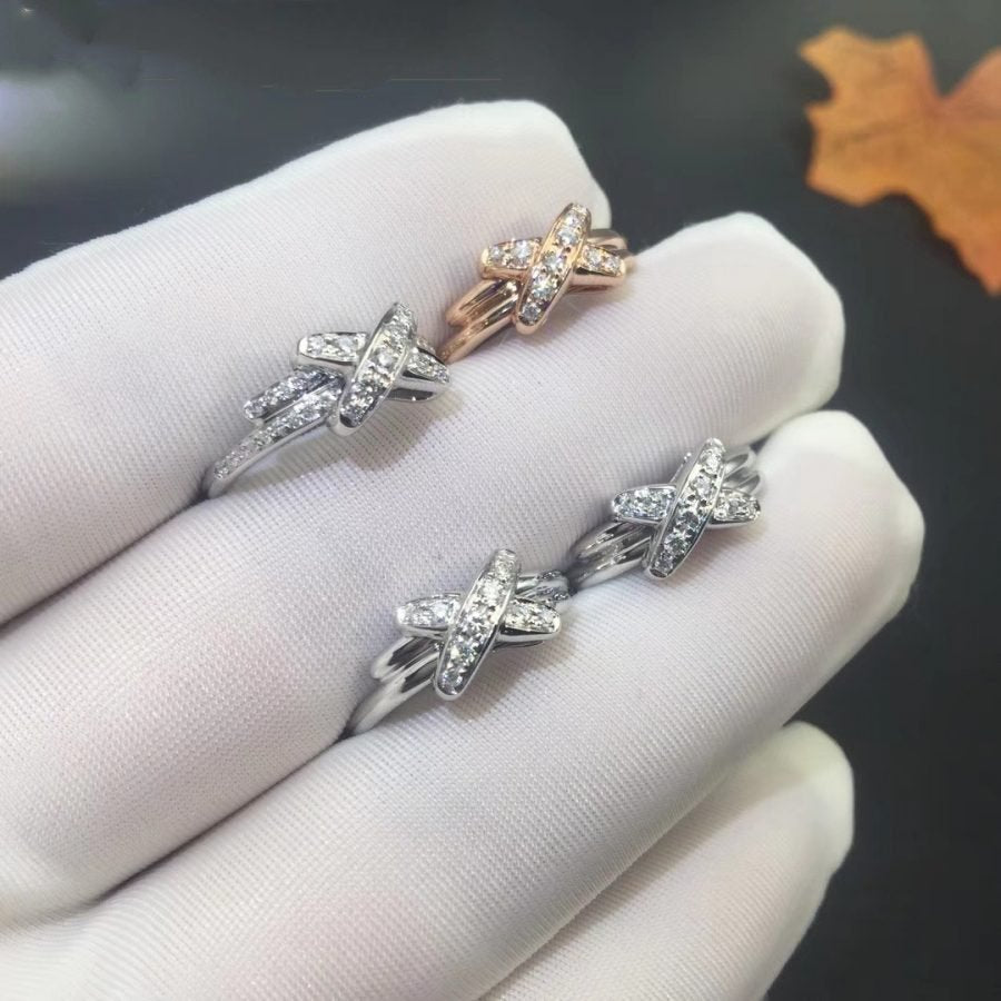 [⭐Spark]JEUX DE SILVER DIAMOND RING