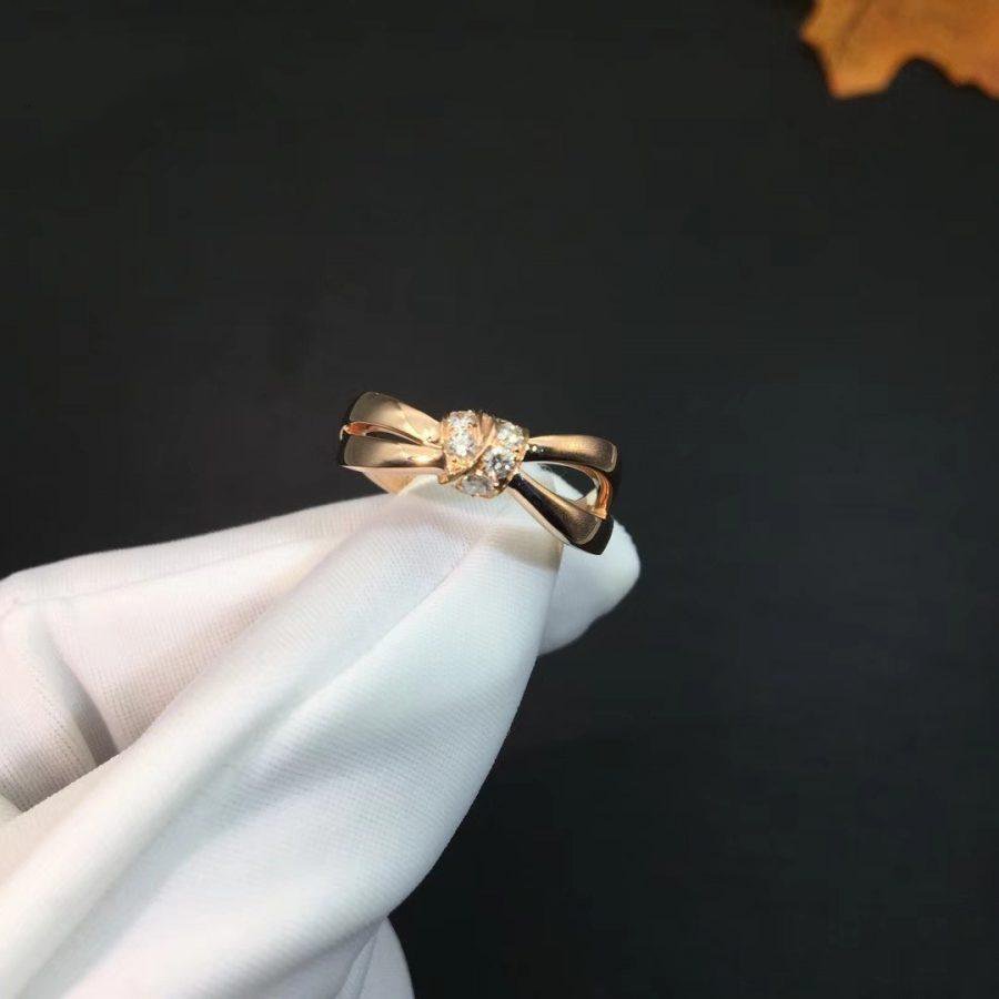 [⭐Spark]LIENS RING PINK GOLD DIAMOND