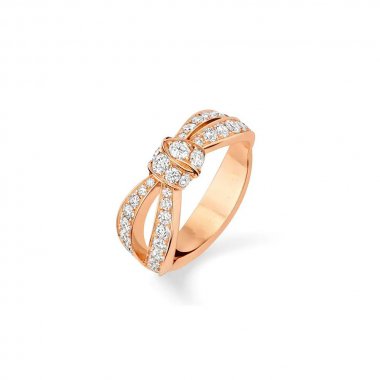 [⭐Spark]LIENS PINK GOLD DIAMOND RING
