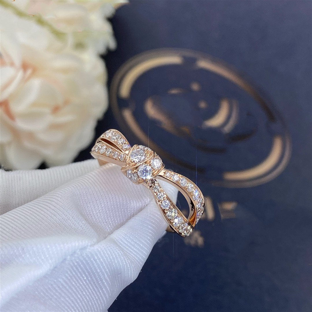 [⭐Spark]LIENS PINK GOLD DIAMOND RING