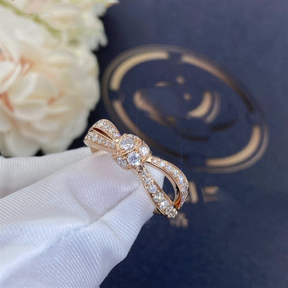 [⭐Spark]LIENS PINK GOLD DIAMOND RING