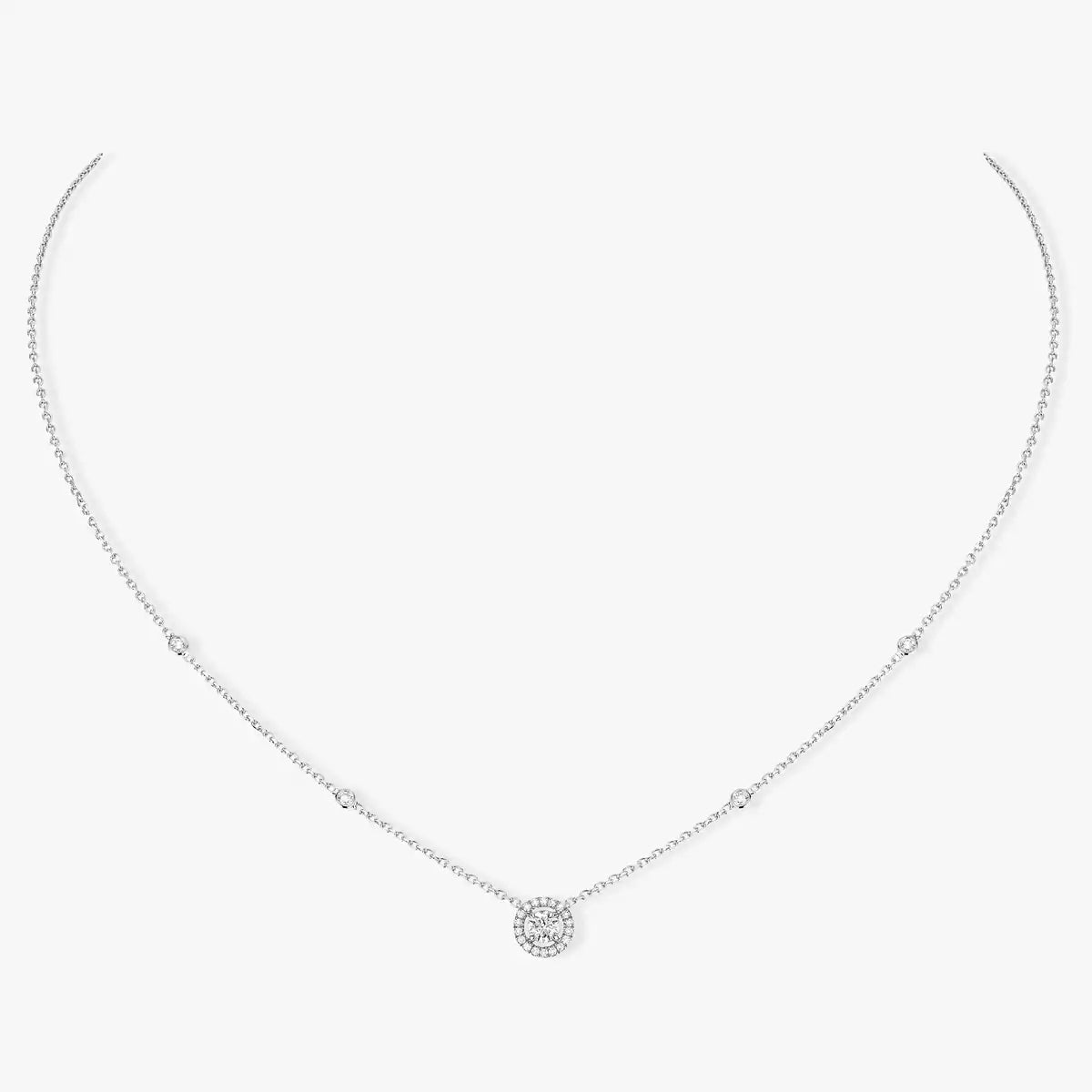 [⭐Spark]Diamond Necklace 0,20ct Brilliant Shape Joy