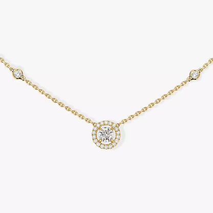 [⭐Spark]Diamond Necklace 0,20ct Brilliant Shape Joy