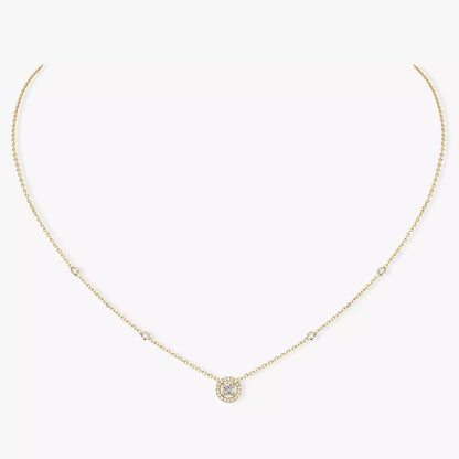[⭐Spark]Diamond Necklace 0,20ct Brilliant Shape Joy