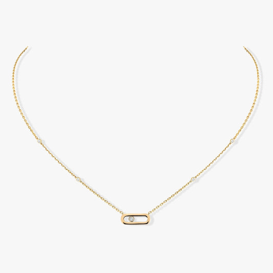 [⭐Spark]MOVE UNO DIAMOND NECKLACE