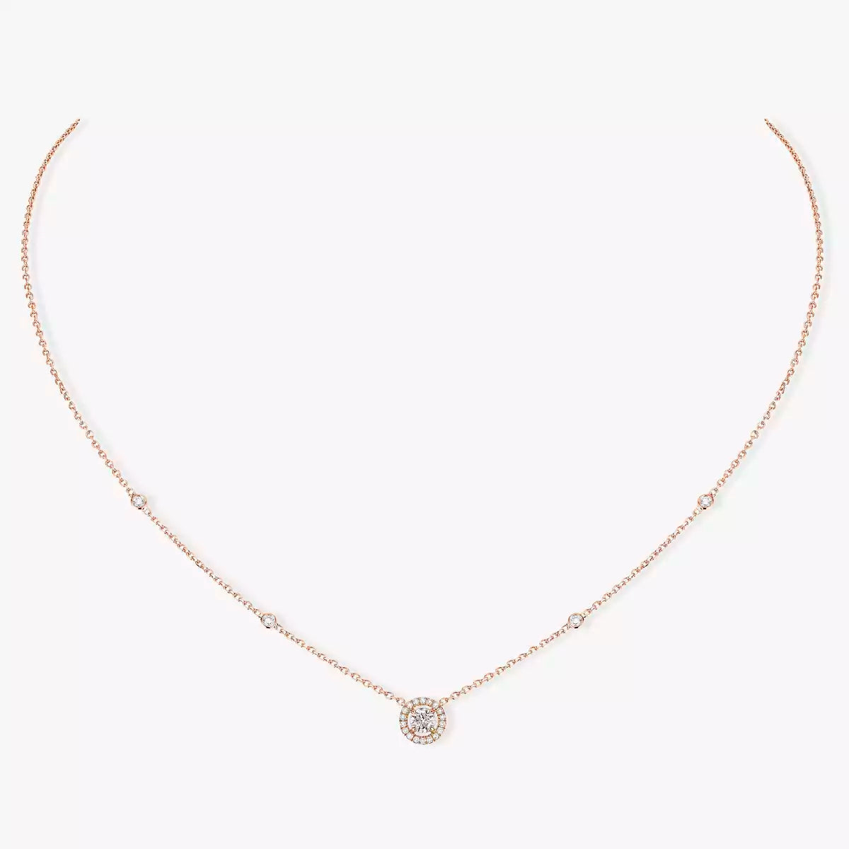 [⭐Spark]Diamond Necklace 0,20ct Brilliant Shape Joy