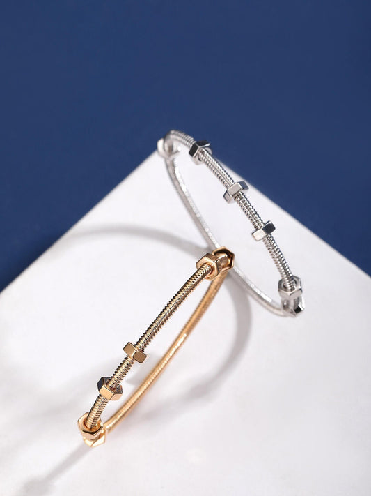 [⭐Spark jewelrys]CT THREADED BRACELET