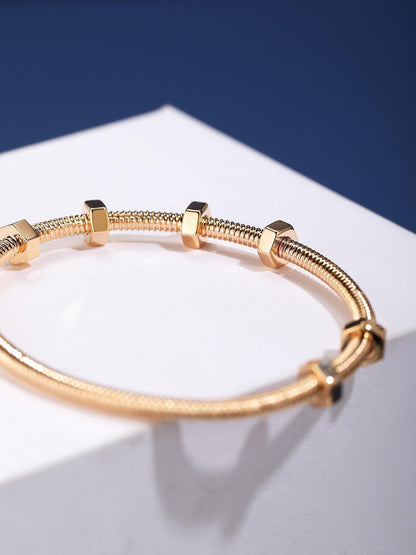 [⭐Spark jewelrys]CT THREADED BRACELET