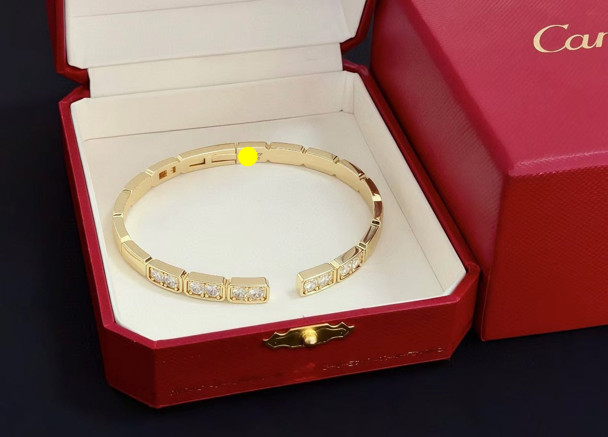 [⭐Spark jewelrys]LOVE DIAMOND OPEN  BRACELET