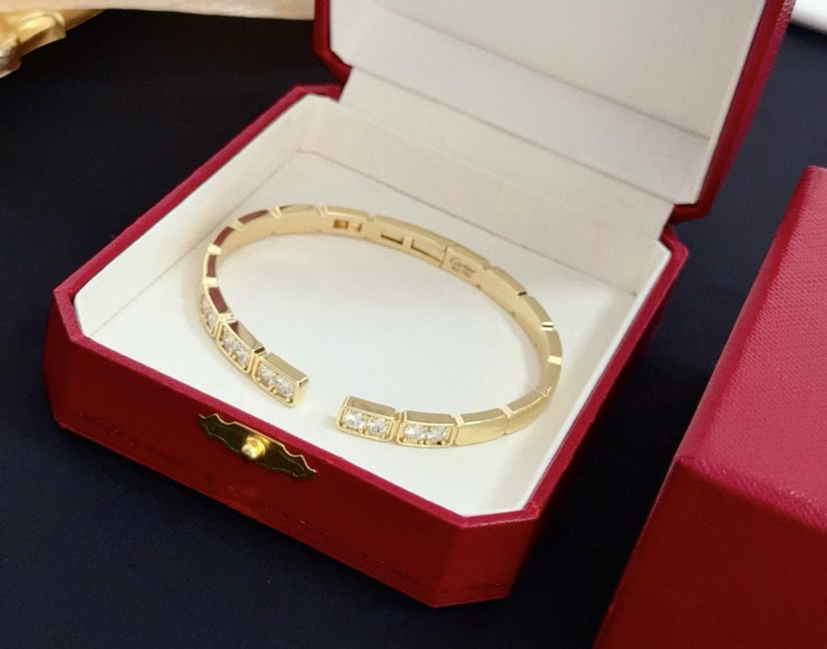 [⭐Spark jewelrys]LOVE DIAMOND OPEN  BRACELET
