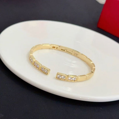 [⭐Spark jewelrys]LOVE DIAMOND OPEN  BRACELET
