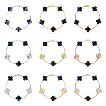[⭐Spark]CLOVER 5 MOTIF PIETERSITE BRACELET COLLECTION