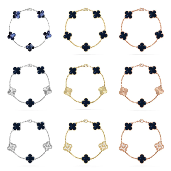 [⭐Spark]CLOVER 5 MOTIF PIETERSITE BRACELET COLLECTION