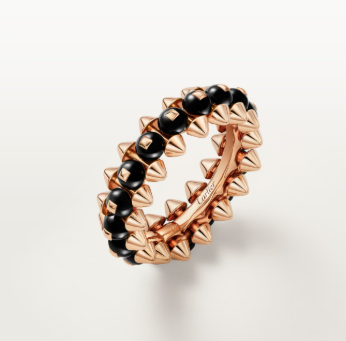 [⭐Spark]CLASH ELEGANT ROSE GOLD RING FEATURING NATURAL AGATE