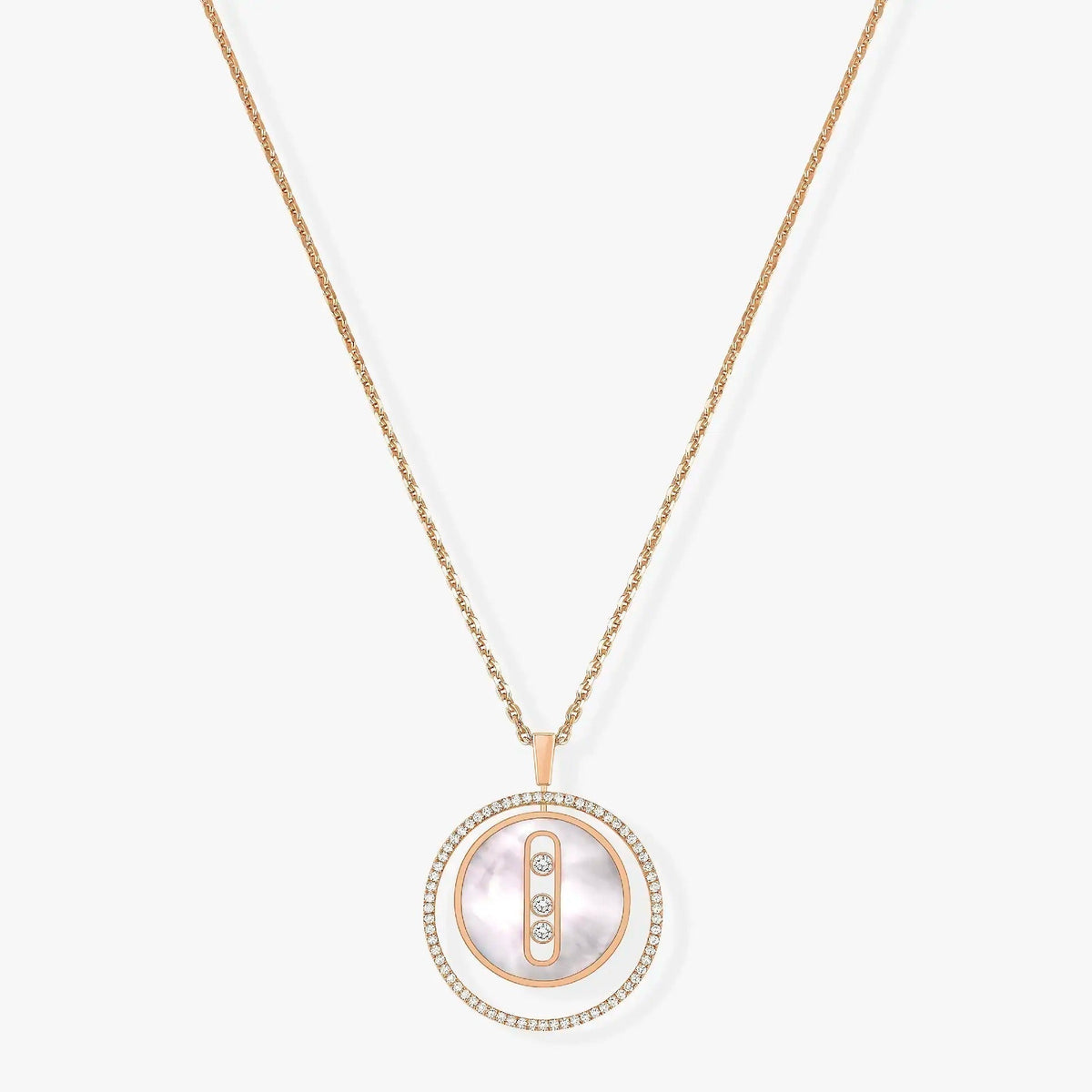 [⭐Spark]Demo MOVE MM NACRE BLANCHE DIAMOND NECKLACE
