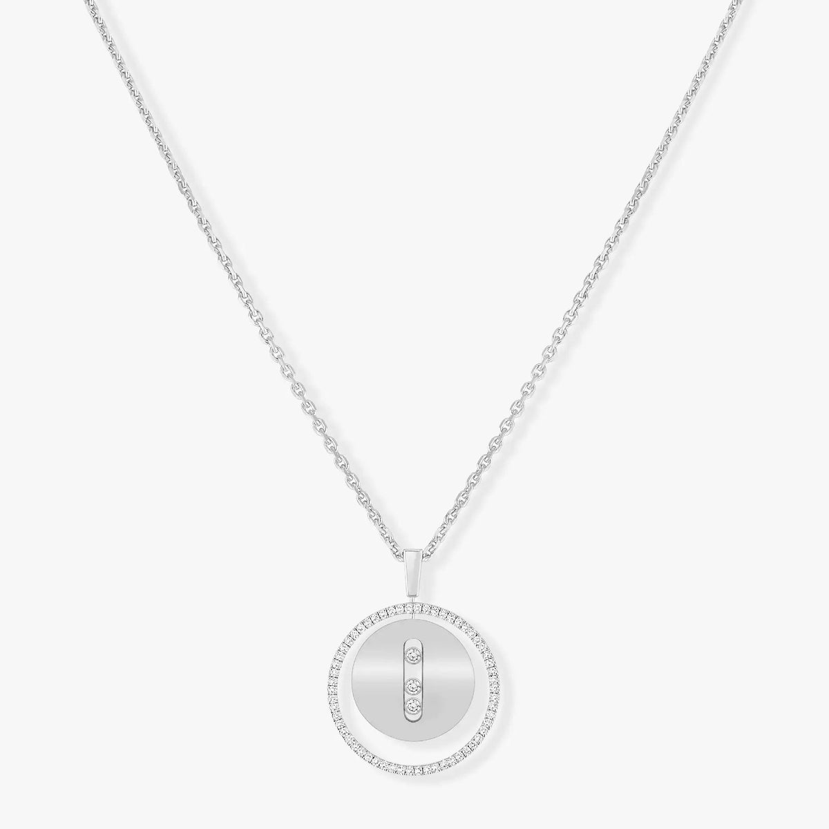[⭐Spark]Demo MOVE MM SILVER DIAMOND NECKLACE