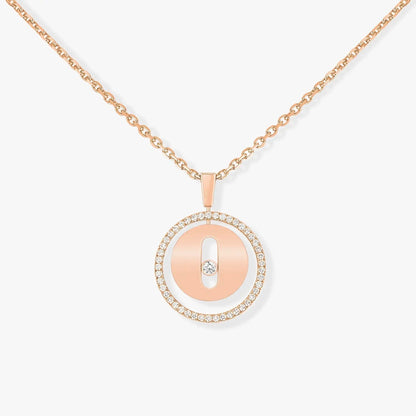 [⭐Spark]Demo MOVE PM NECKLACE PINK GOLD DIAMOND
