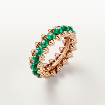 [⭐Spark]CLASH ELEGANT ROSE GOLD RING FEATURING NATURAL AGATE