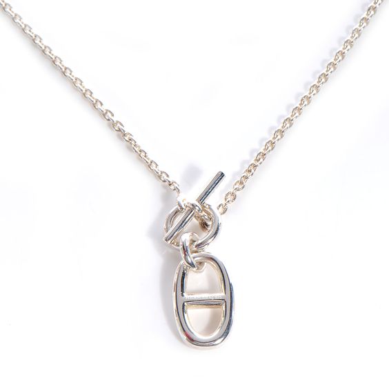 [⭐Spark]HM CHAINE D'ANCRE PENDANT NECKLACE STERLING SILVER