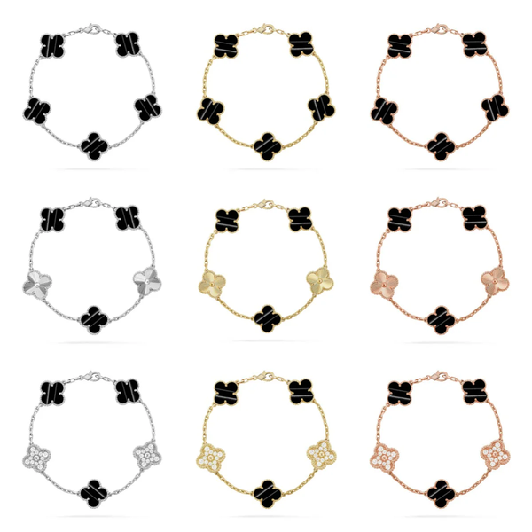 [⭐Spark] CLOVER 5 MOTIF PULSAR STONE BRACELET COLLECTION