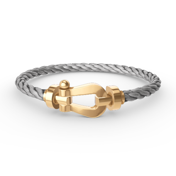 [⭐Spark]FORCE LARGE HORSESHOE NO DIAMOND BRACELET GOLD