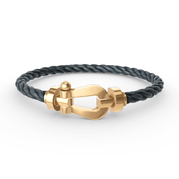 [⭐Spark]FORCE LARGE HORSESHOE NO DIAMOND BRACELET GOLD