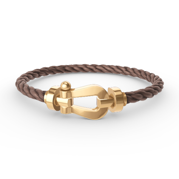 [⭐Spark]FORCE LARGE HORSESHOE NO DIAMOND BRACELET GOLD