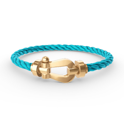 [⭐Spark]FORCE LARGE HORSESHOE NO DIAMOND BRACELET GOLD