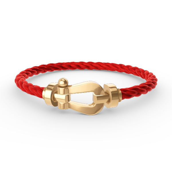 [⭐Spark]FORCE LARGE HORSESHOE NO DIAMOND BRACELET GOLD