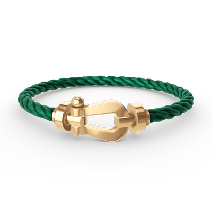 [⭐Spark]FORCE LARGE HORSESHOE NO DIAMOND BRACELET GOLD