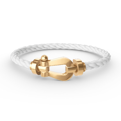 [⭐Spark]FORCE LARGE HORSESHOE NO DIAMOND BRACELET GOLD