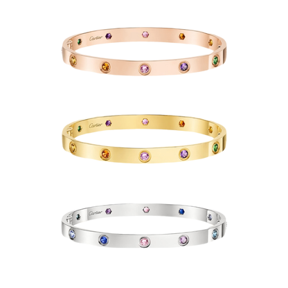 [⭐Spark] 2026 RAINBOW LOVE BRACELET 6.1MM  10 DIAMONDS