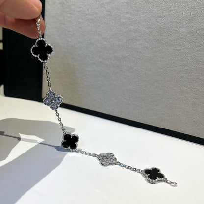 [⭐Spark] CLOVER 5 MOTIF ONYXS BRACELET COLLECTION