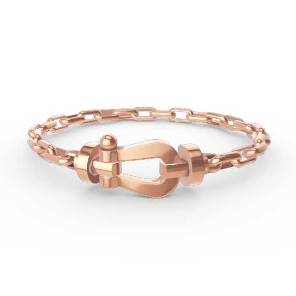 [⭐Spark]FORCE LARGE HORSESHOE CLASP  METAL BRACELET