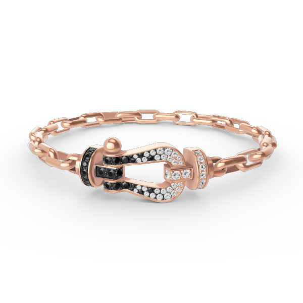 [⭐Spark]FORCE LARGE HORSESHOE CLASP  METAL BRACELET