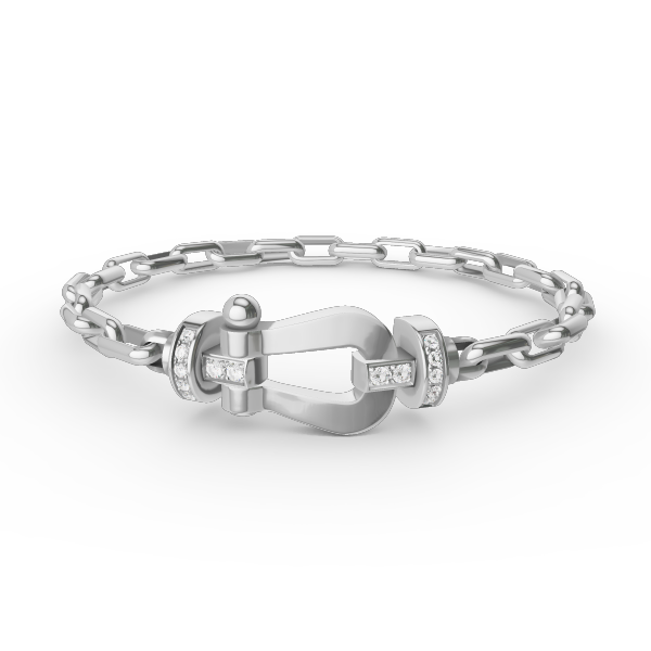 [⭐Spark]FORCE LARGE HORSESHOE CLASP  METAL BRACELET