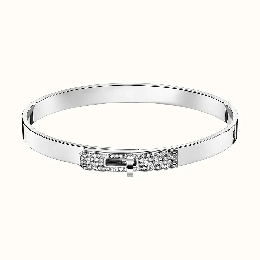 [⭐Spark]KELLY SILVER DIAMOND BRACELET